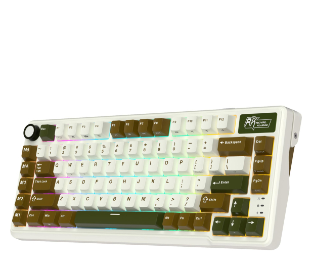 Royal Kludge RK L75 Palm Green Beige switch - 1455763 - zdjęcie 3
